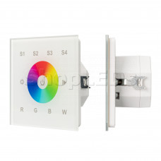 INTELLIGENT ARLIGHT Сенсорная панель DALI-901-11-4G-RGBW-DT8-IN White (BUS/230V) (INTELLIGENT ARLIGHT, IP20 Пластик, 3 года)