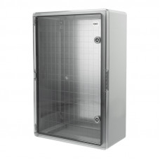 Корпус пластиковый ЩМПп с прозрачной дверцей и монтажной панелью 600х400х200мм, АБС, УХЛ1, IP65 REXANT