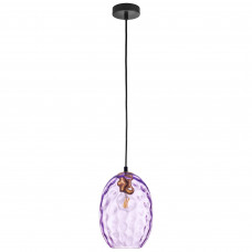 806128 Подвес NUBELLA 1х12W (led) E27 ЧЕРНЫЙ/БРОНЗА/ФИОЛЕТОВЫЙ